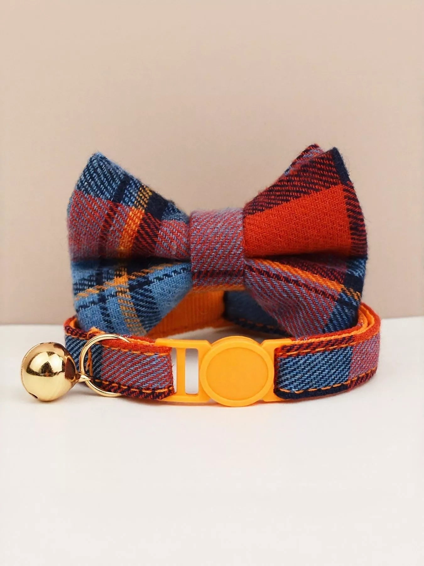 2 Piece Bow Tie Pet Collar with Bell