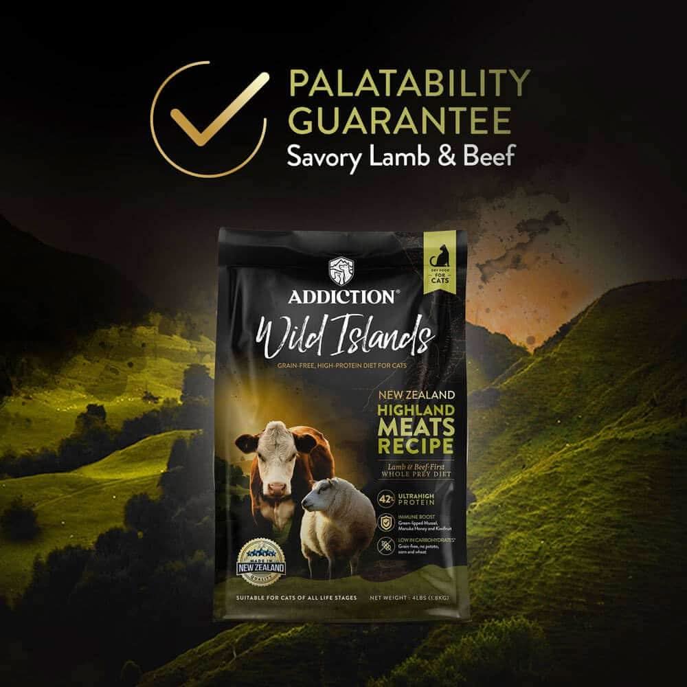 Wild Islands Highland Meats Grass-Fed Beef & Lamb Recipe Dry Cat Food