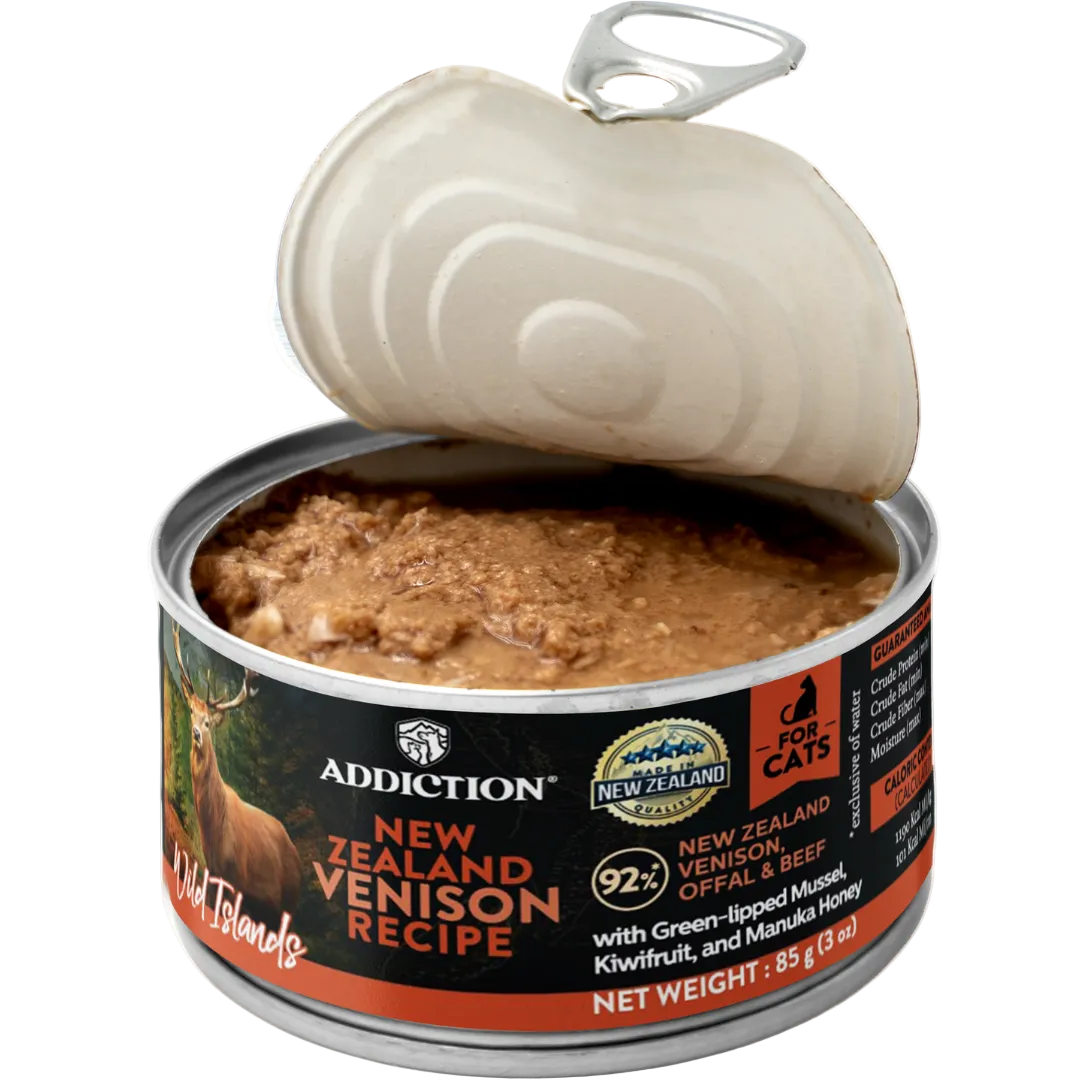 Wild Islands New Zealand Venison Recipe Premium Grain-free Canned Cat Food 85g