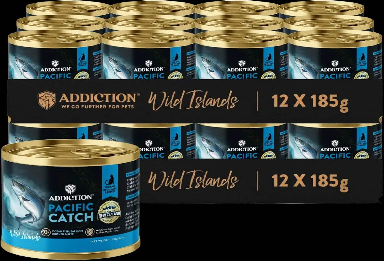 Wild Islands Pacific Catch Premium Ocean Fish & Salmon Grain-Free Canned Cat Food