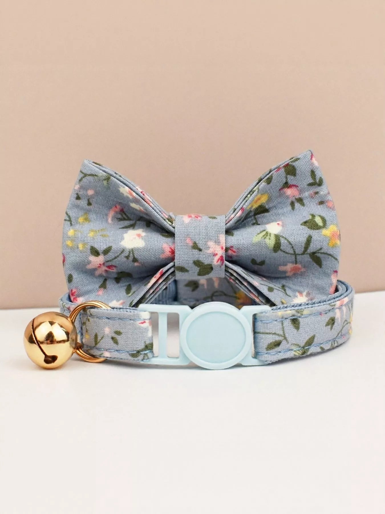 2 Piece Bow Tie Pet Collar with Bell