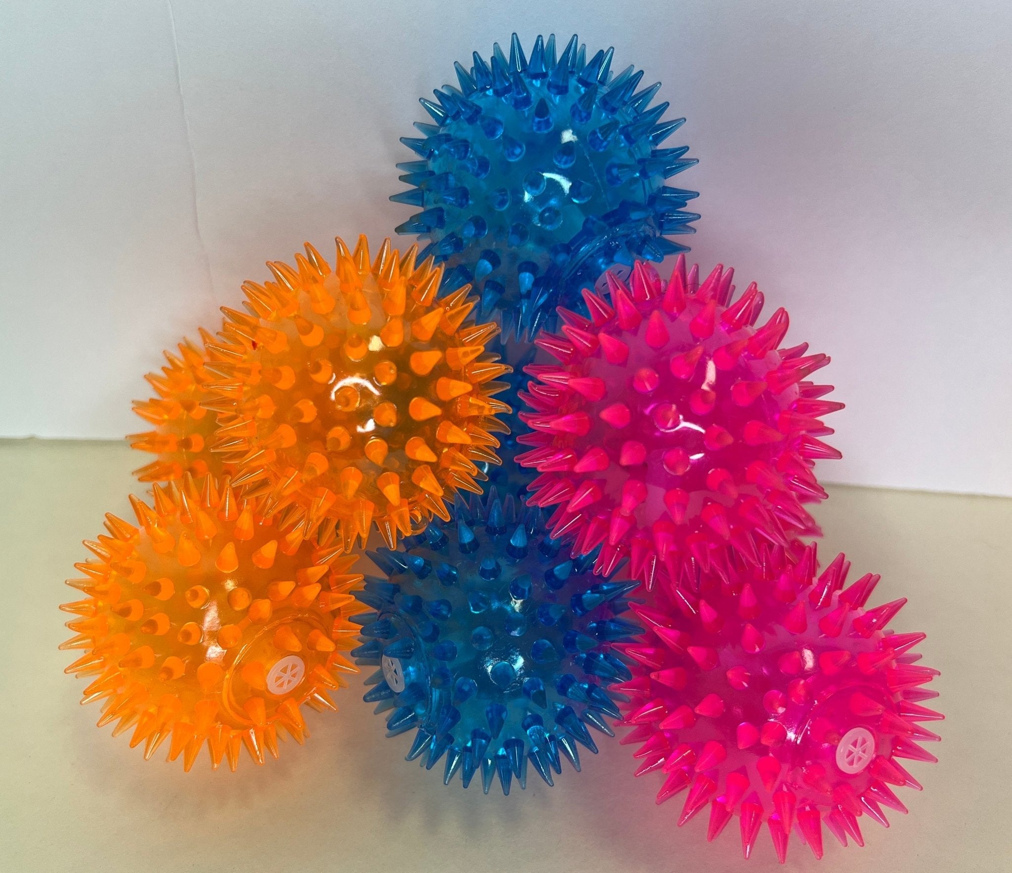 30% OFF! 2.5" Spiky Ball Squeakers, 3 Colors CHEAPER THAN AMAZON