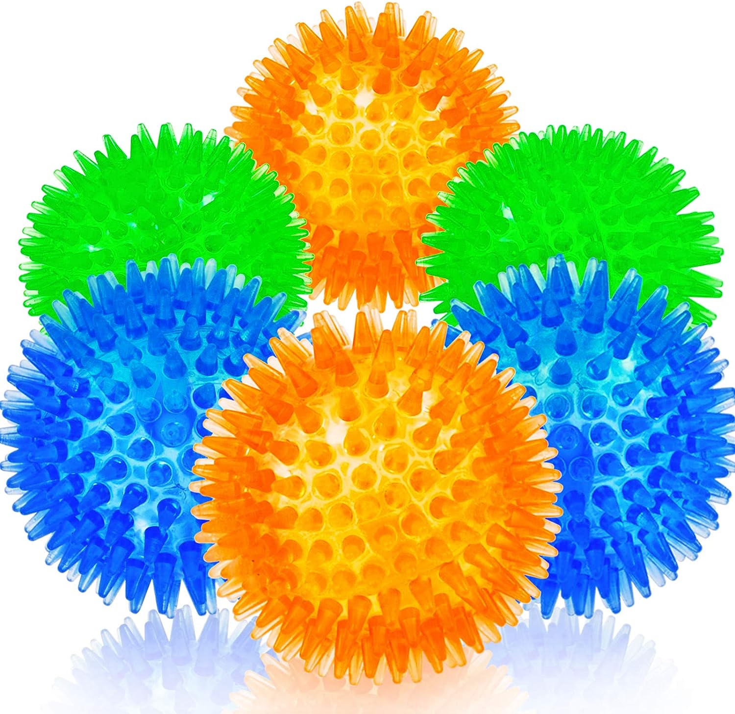 30% OFF! 2.5" Spiky Ball Squeakers, 3 Colors CHEAPER THAN AMAZON