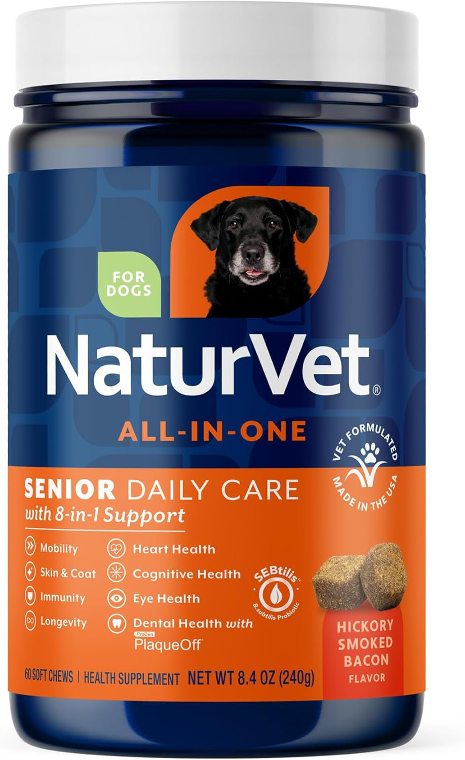Dog Multivitamin Soft Chews 10 in 1 Joint Skin Digestion Immune 60ct