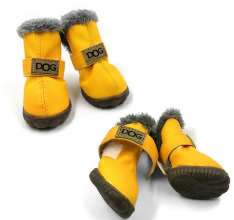 Dog Winter Snow Boots — 10 Colors, Sizes 1–5