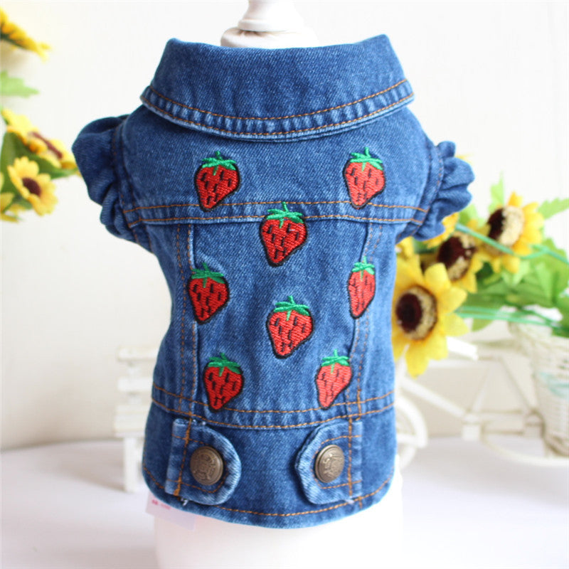 Dog Denim Jacket — 9 Styles, Sizes XS–2XL