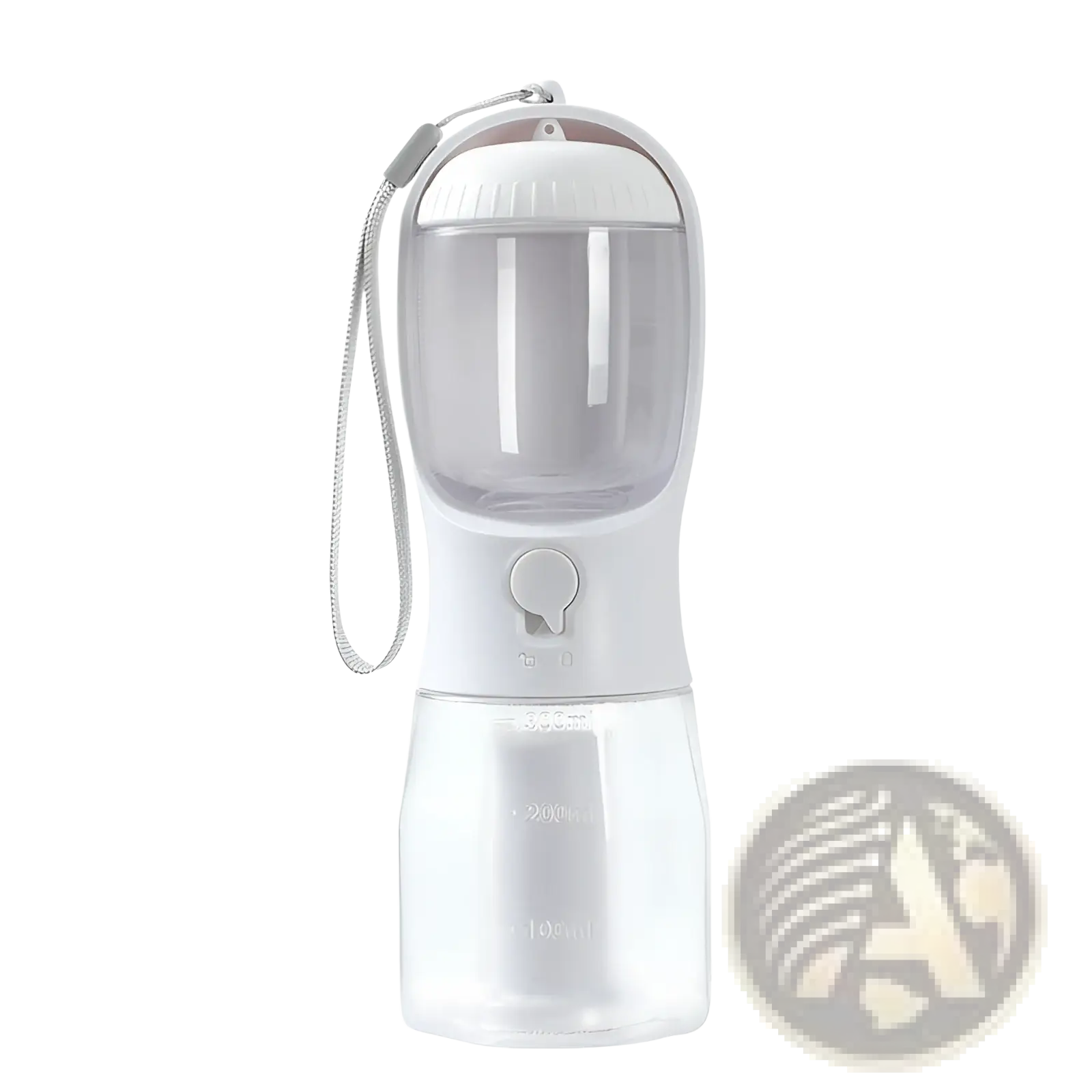 3-in-1 Portable Dog Water Bottle and Food Dispenser