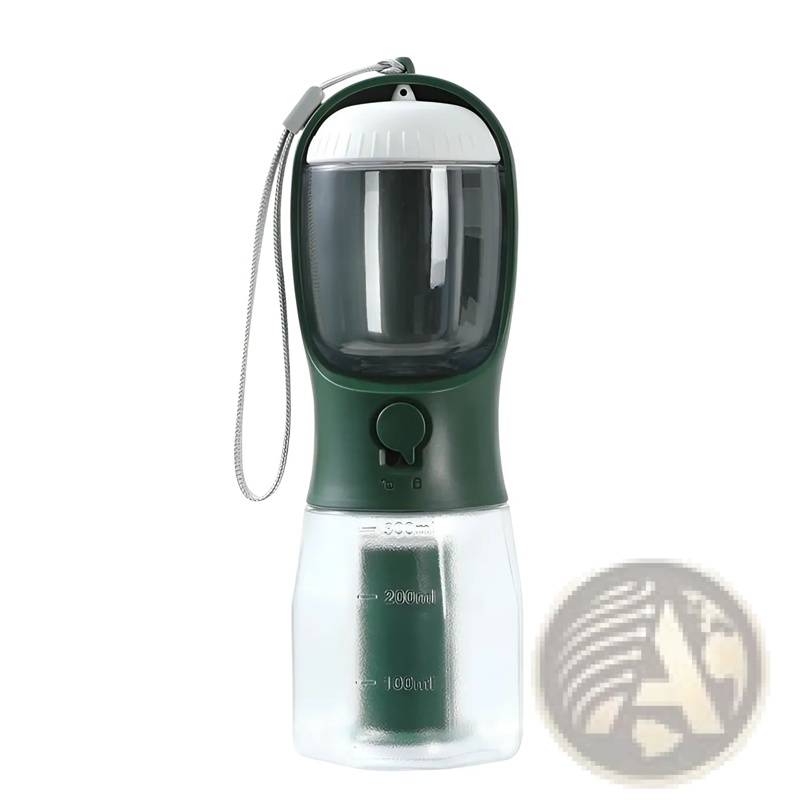 3-in-1 Portable Dog Water Bottle and Food Dispenser
