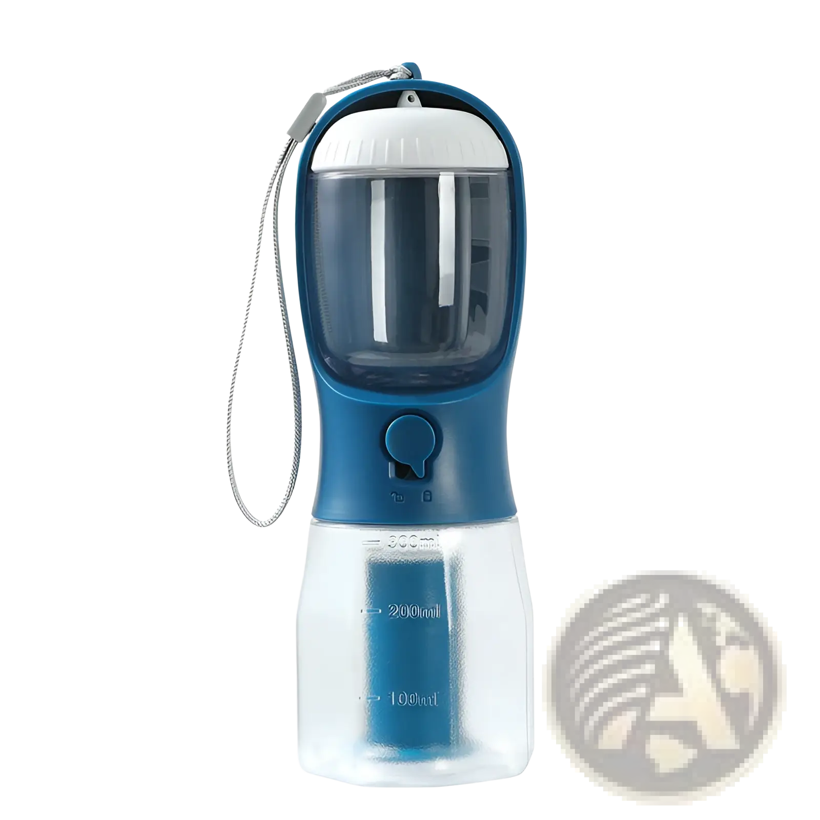 3-in-1 Portable Dog Water Bottle and Food Dispenser