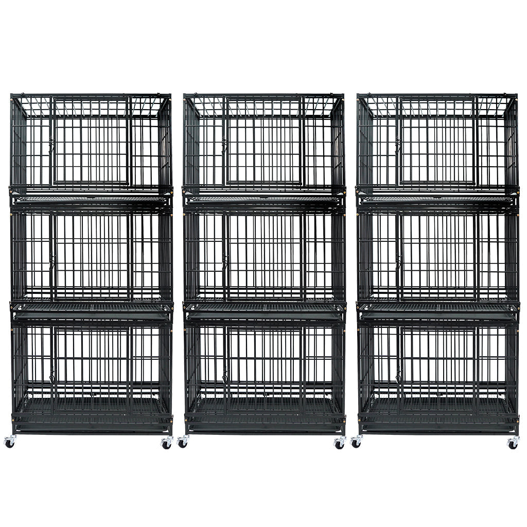 37" Stackable Heavy Duty Dog Kennel 371D04