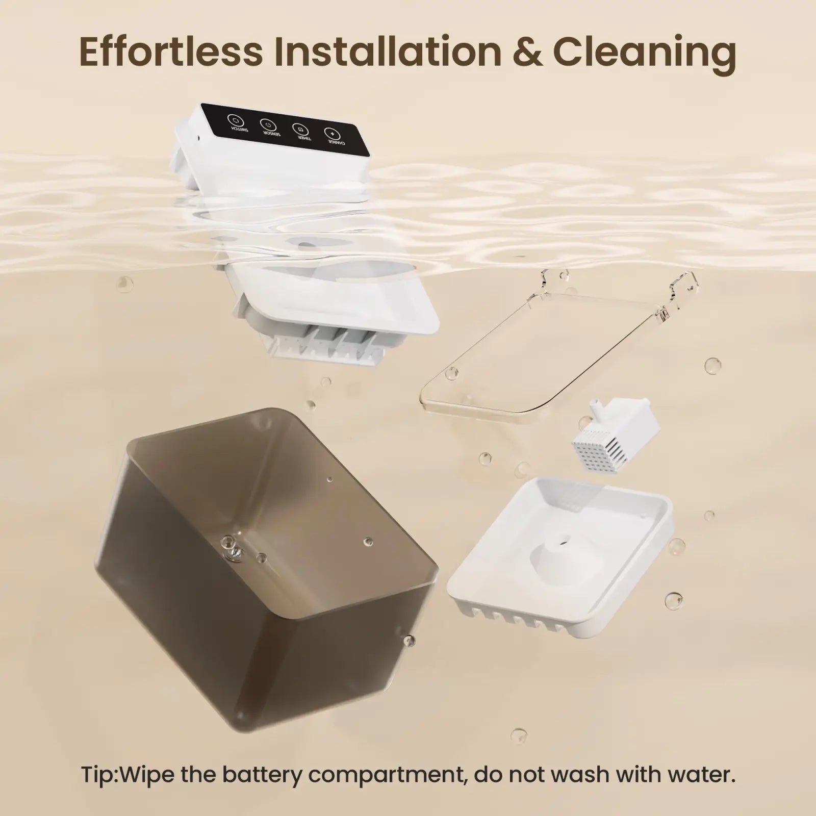 3l Radar Sensing Pet Water Fountain for Cats and Dogs