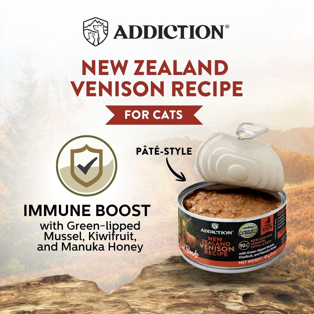 Wild Islands New Zealand Venison Recipe Premium Grain-free Canned Cat Food 85g