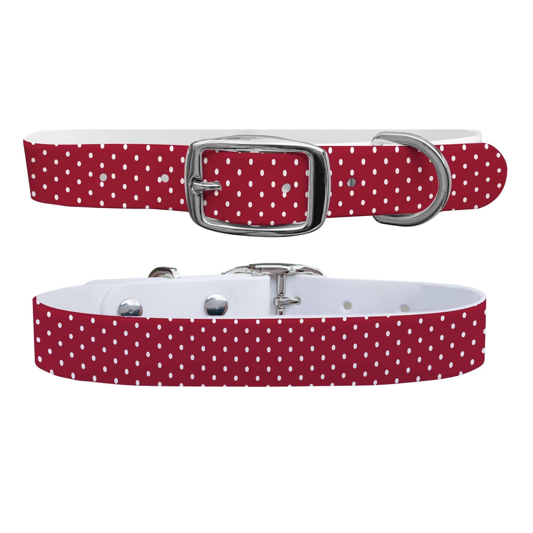 Alabama Team Spirit Polka Dot Dog Collar