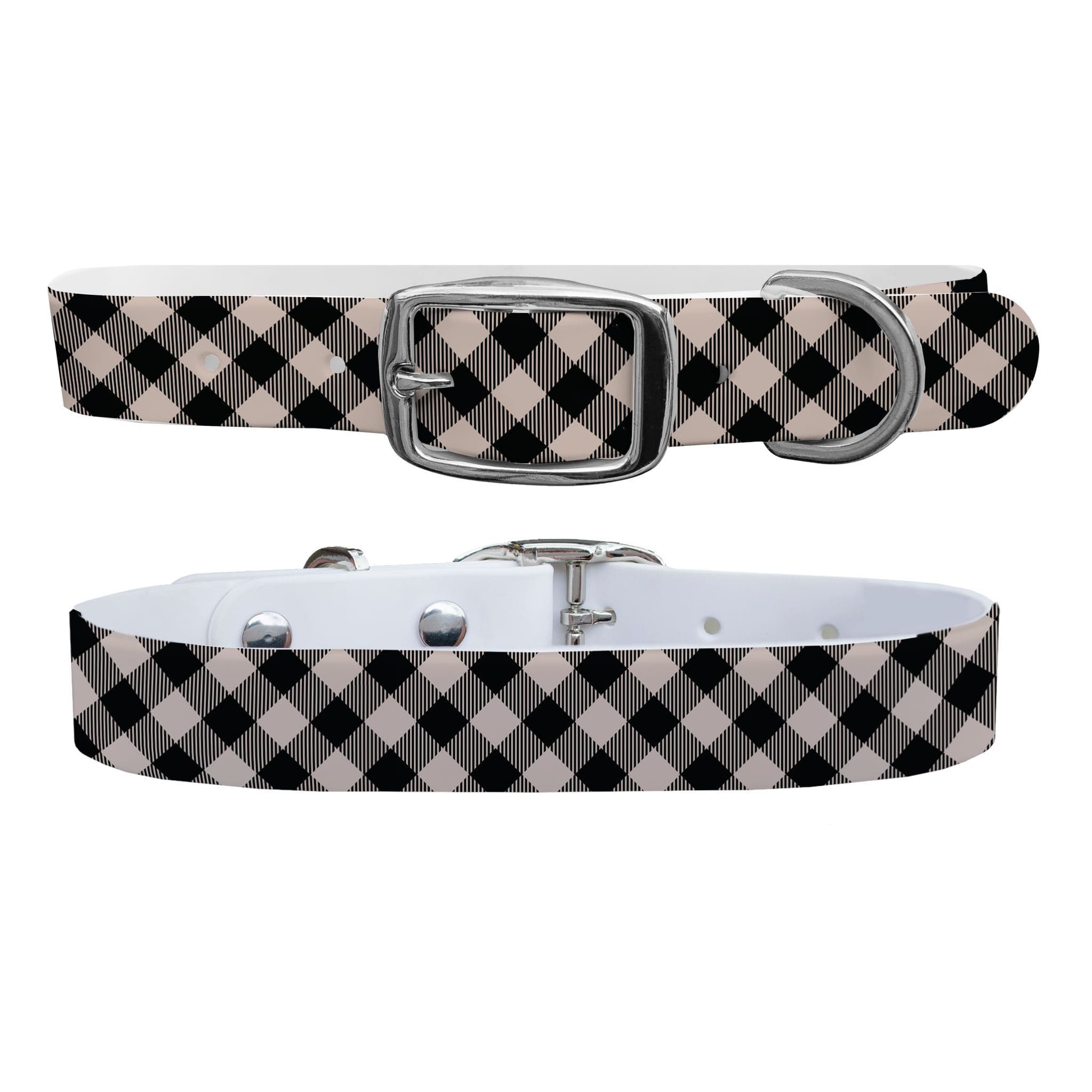 Dusk Plaid Dog Collar
