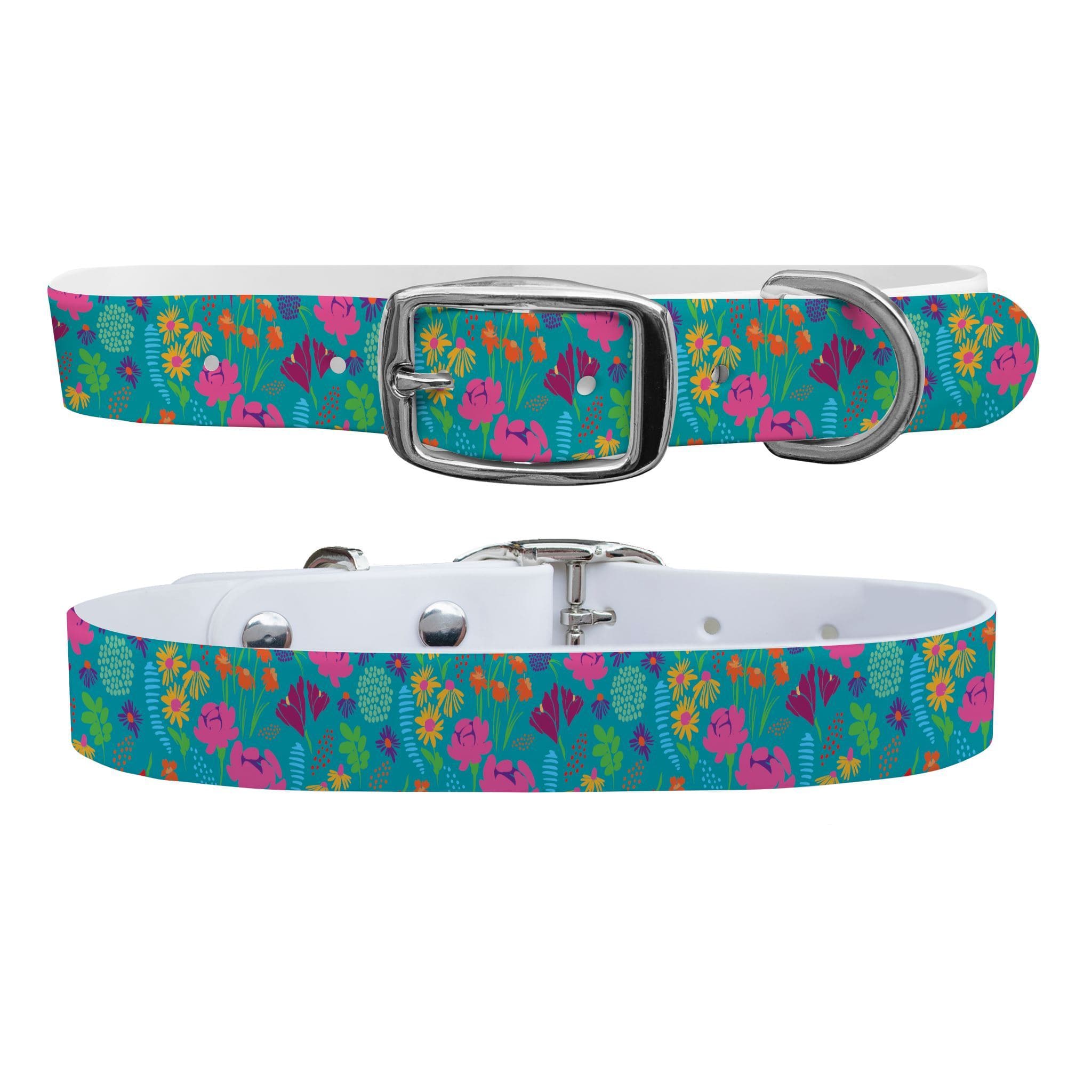 Wildflowers Dog Collar