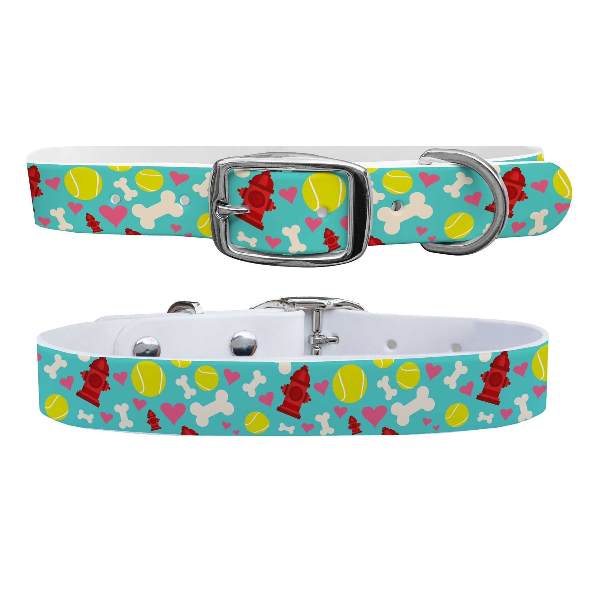 Fire Hydrant Love Dog Collar