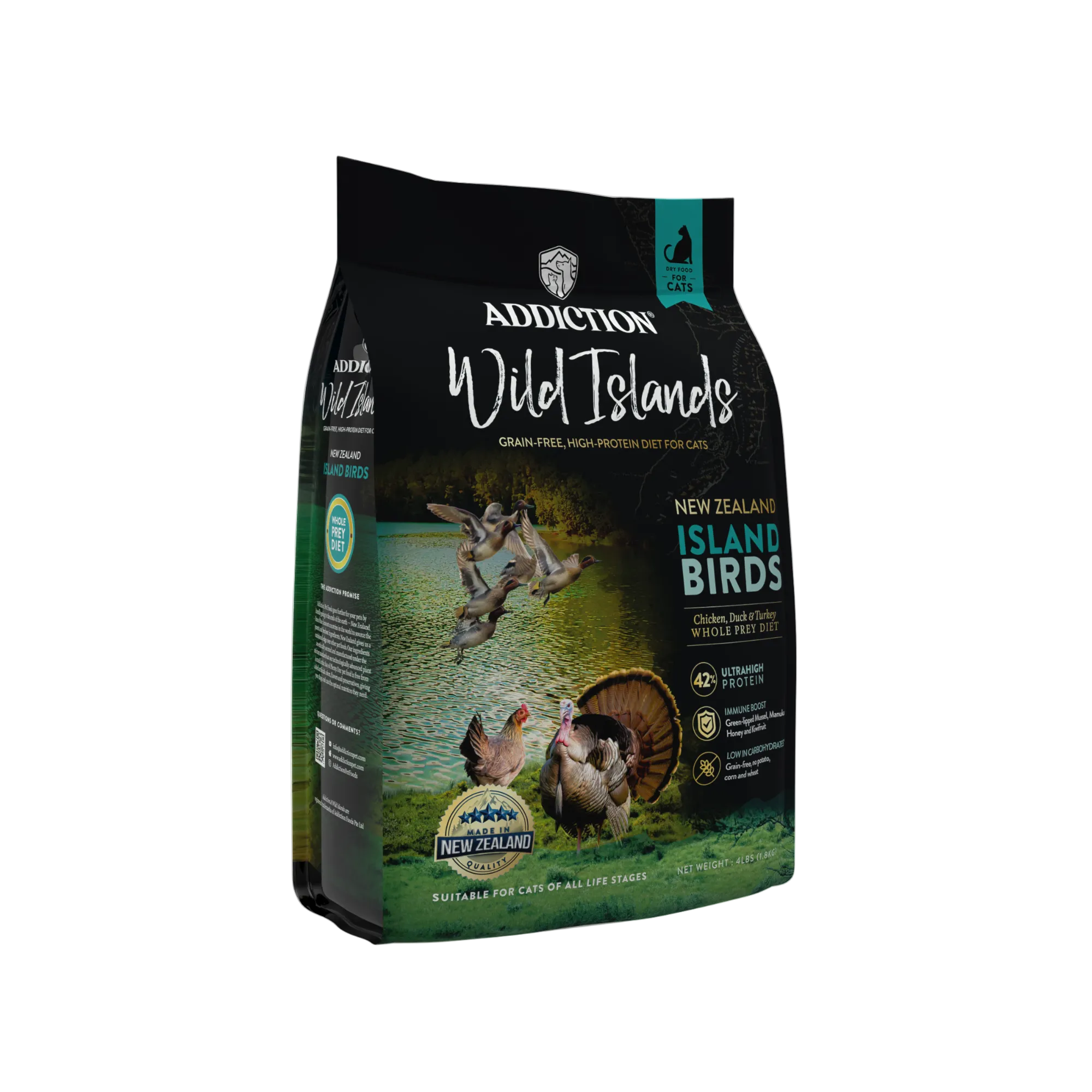 Wild Islands Island Bird Premium Duck Turkey & Chicken Dry Cat Food