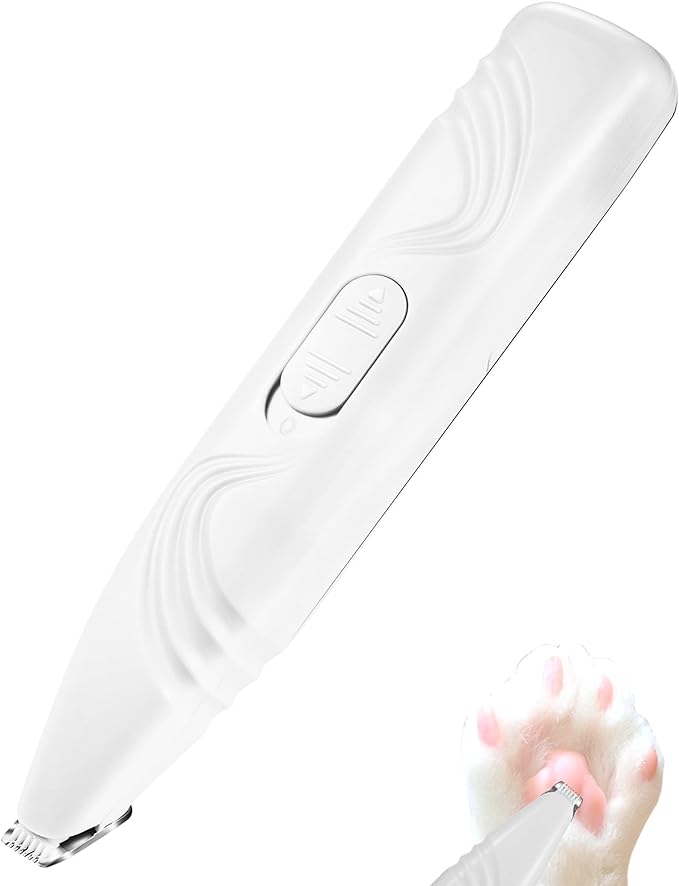 LEYOUFU Dog Paw Trimmer for Grooming, Cordless Electric Small Pet Grooming Clippers Hair Trimmer for Dogs Cats, Low Noise for Trimming Pet&