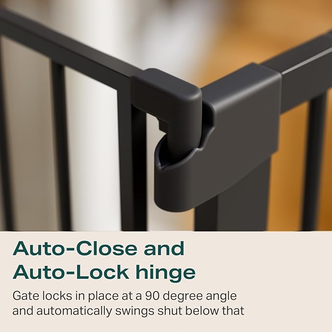 Cumbor 2 Pack 29.7-40.6" Baby Gate for Stairs, Mom&