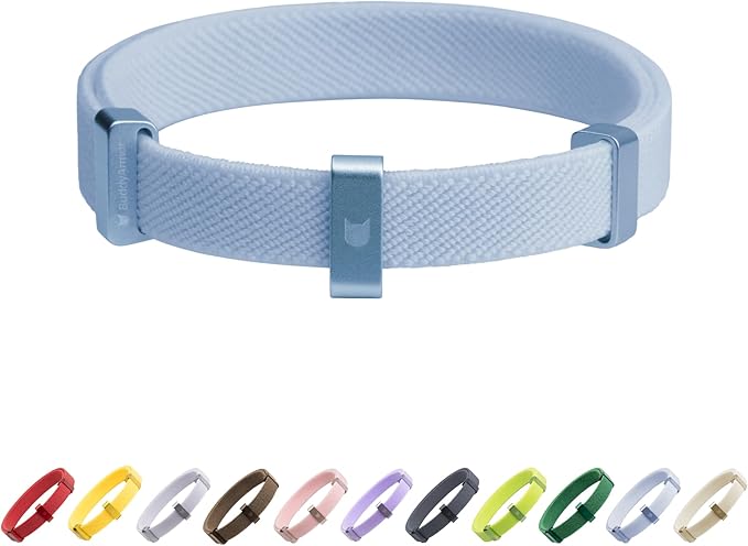 Safety Cat Collar - U.S. IDA Gold Awarding Design, Stretch Elastic Quick Release, Non Breakaway - Light Weight for Kitten, Neck Fit 5.9&