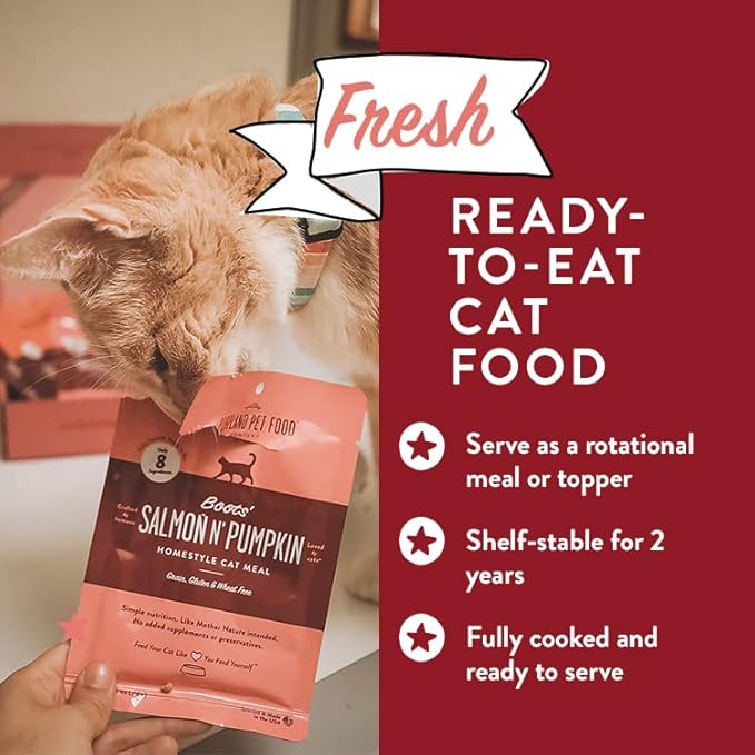 Portland Pet Food Company Human-Grade Mixed Variety Pack Wet Cat Food Pouch Luke&