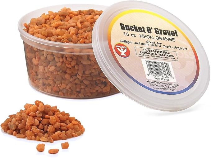 Hygloss Products Craft Rocks, Mini Stones For Art Projects - Bucket O&