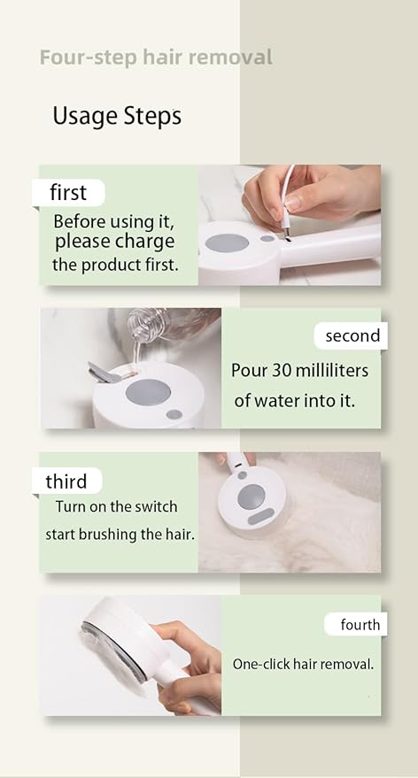 Cat Steam Brush, 3 In 1 Cat Brush,Quickly Clean Your Pet&
