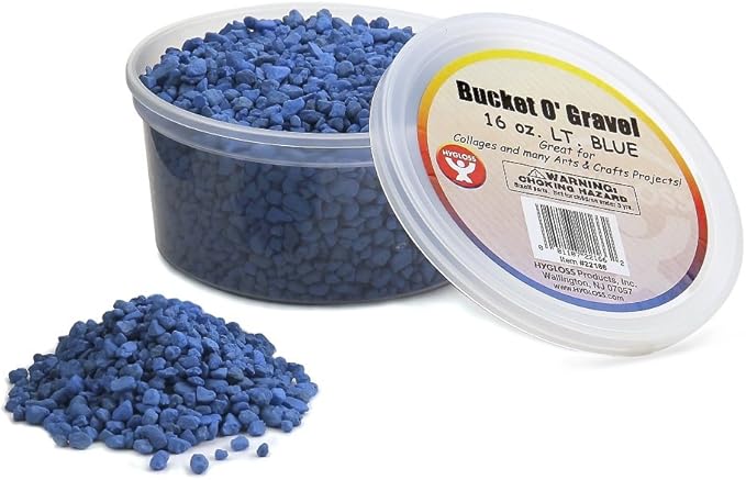 Hygloss Products Craft Rocks, Mini Stones For Art Projects - Bucket O&
