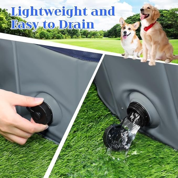 Foldable Dog Bath Swimming Pool 71&