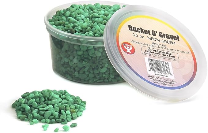 Hygloss Products Craft Rocks, Mini Stones for Art Projects - Bucket O&