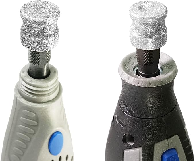Diamond Dog Nail Grinder for Dremel, Diamond Bit for Big Dog&Pets Nail Care, 1/8&