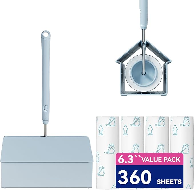 Extra Sticky Large Surface Lint Roller, 6.3&