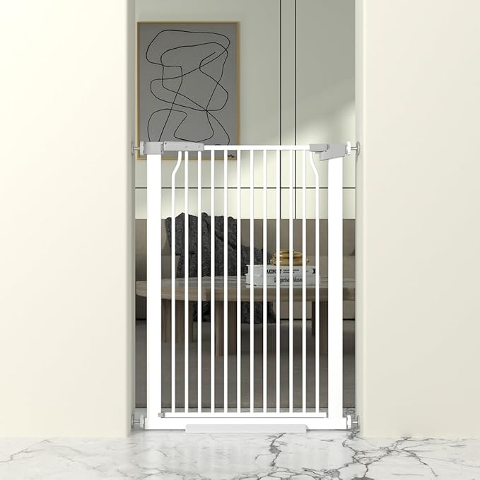41" Extra Tall Cat Gate for Doorway, 29.6-32.5&