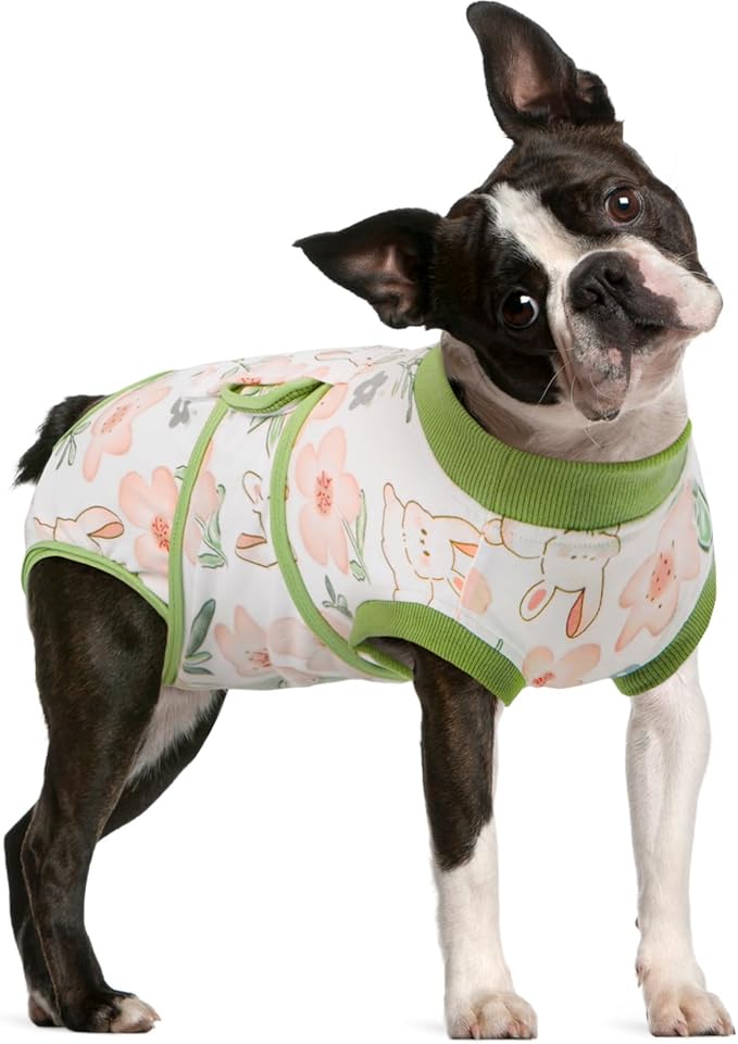 FUAMEY Dog Recovery Suit Male,Dogs Surgery Neuter Suits Puppy Spay Shirts for Female Protect Dog&