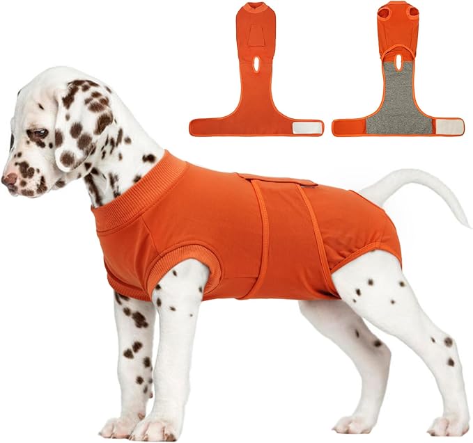FUAMEY Dog Recovery Suit Male,Dogs Surgery Neuter Suits Puppy Spay Shirts for Female Protect Dog&