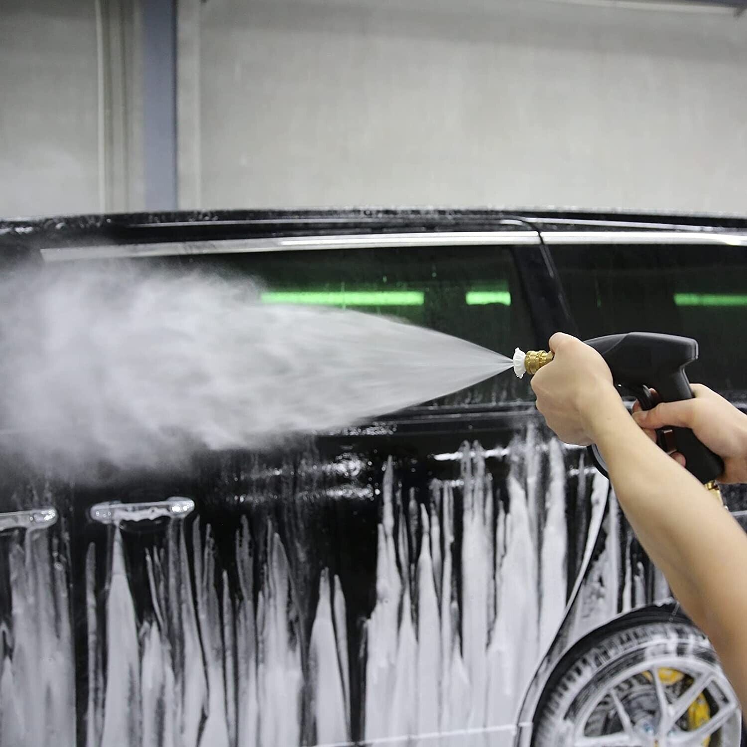 4000 PSI High Pressure Washer Gun — 1/4" Quick Connect, M22-14mm, 5 Nozzle Tips