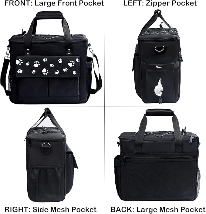 Dog Travel Bag, Airline Approved Dogs Bags for Traveling, 2 Dog &