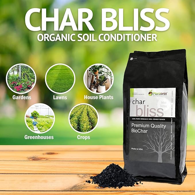 Coco Coir Brick (10lbs), Organic Perlite, Worm Castings, Neem Seed Meal, Kelp Meal Fertilizer, & Organic Biochar for Plants - Potting Soil & Garden Fertilizer Mix - 100% Natural Gardening Bundle