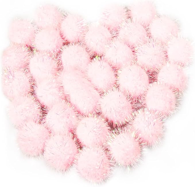 VAPKER 30 Pcs Cat Ball Toys Sparkle Balls Extra Large 2 Inch Cat&