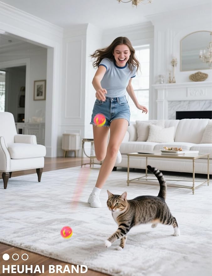 6-Pack Cat Toys for Cats and Kittens, Silly Leap (1.5&