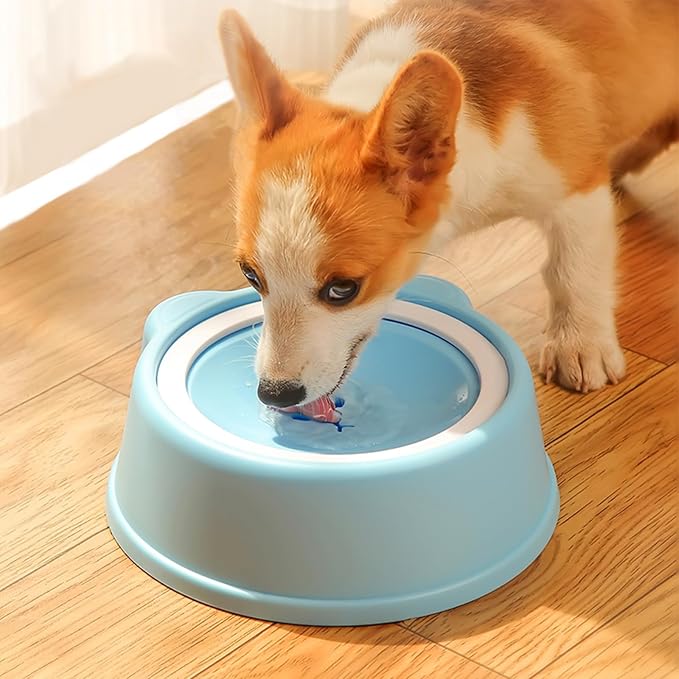 Pet Water Bowl- Portable Dog Water Dispenser, No Spill Water Bowl for Dogs with Spill-Proof Design, Perfect for Dogs and Cats, Keeps Your Pet Hydrated Anywhere (Grizzly)