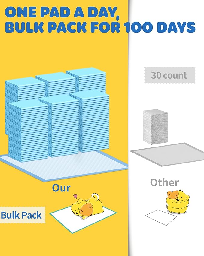 100-Pack X-Large Puppy Pads - 34&
