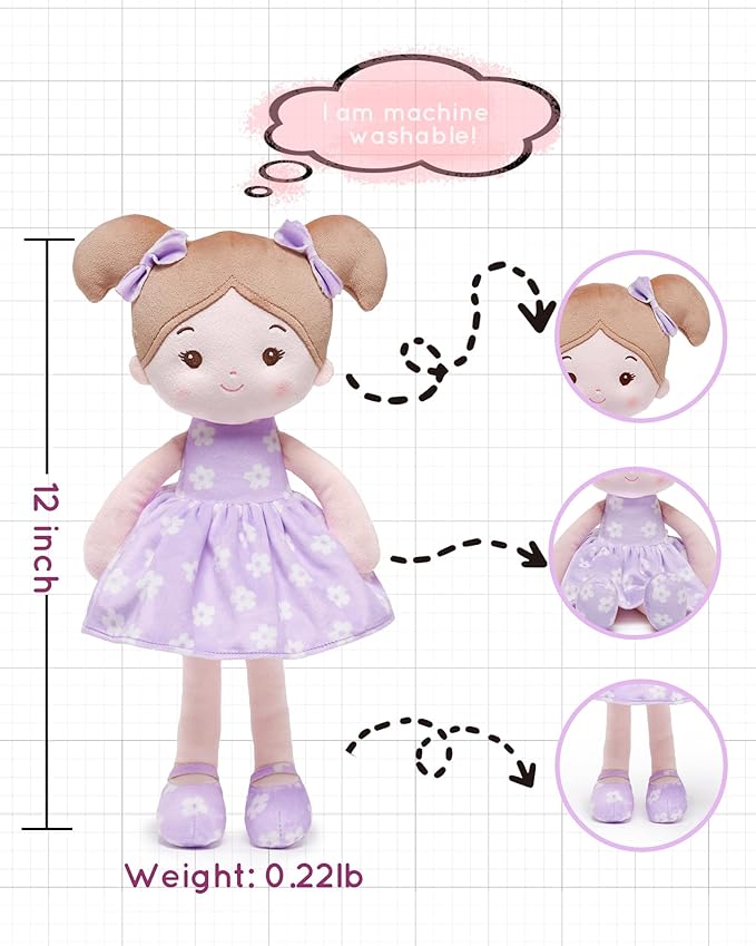 Soft Baby Doll Toys (12&