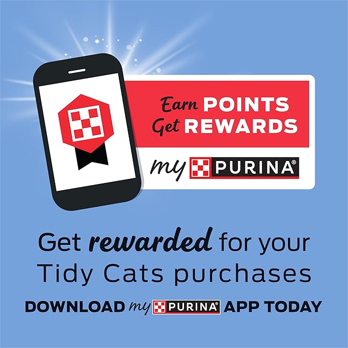 Purina Tidy Cats Lightweight Free and Clean Unscented, Multi-Cat, Clumping, 99.9 Percent Dust Free Cat Litter - 12 lb. Box