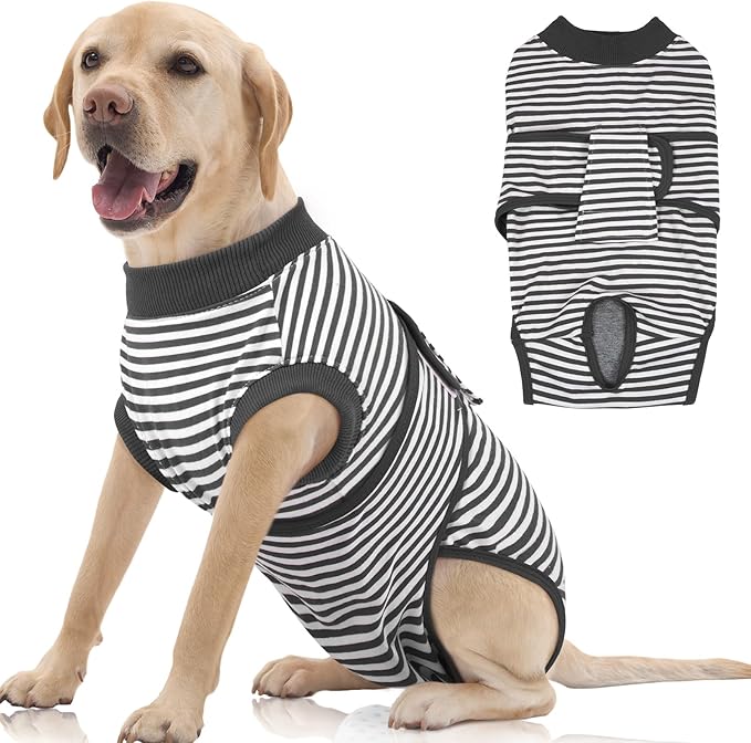 FUAMEY Dog Recovery Suit Male,Dogs Surgery Neuter Suits Puppy Spay Shirts for Female Protect Dog&