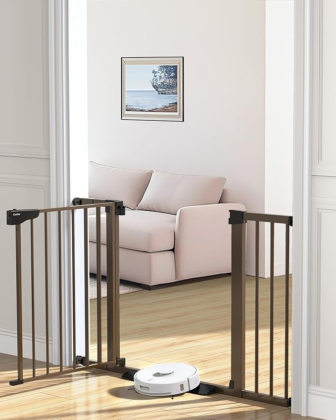 Cumbor 29.7-46" Baby Gate for Stairs, Mom&