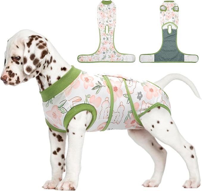 FUAMEY Dog Recovery Suit Male,Dogs Surgery Neuter Suits Puppy Spay Shirts for Female Protect Dog&