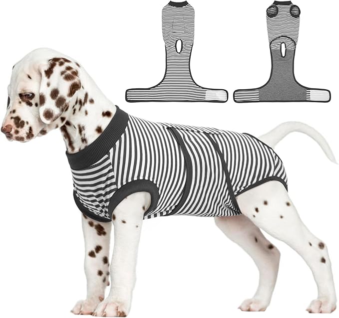 FUAMEY Dog Recovery Suit Male,Dogs Surgery Neuter Suits Puppy Spay Shirts for Female Protect Dog&
