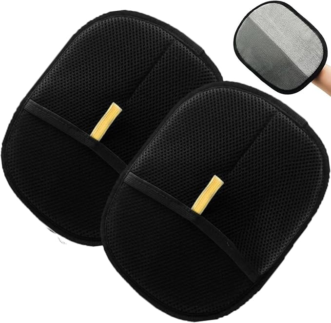 2Pcs Pet Hair Remover Glove, 2025 New Upgrade Electrostatic Gloves Pet Hair Removal , Reusable Pet Hair Remover Glove,Gloves for Furniture Bed Sheets Couch Clothes Carpet Car Seat