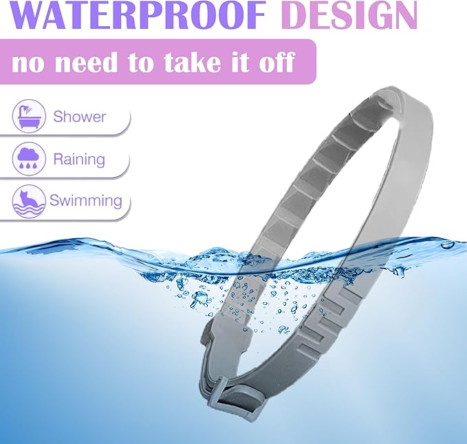 4 Pack Calming Collar for Cats - 60 Days Anxiety and Stress Relief, Relaxing Cat Collar, Adjustable Pheromones Collar for Cats,Natural Soothing for Continuous Calming